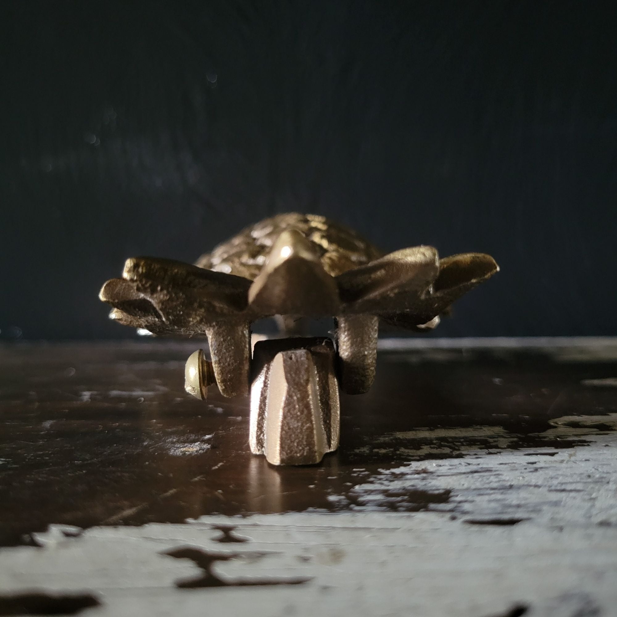 Large Vintage Heavy Brass Pineapple Door Knocker by Michael Healy 8.375"
