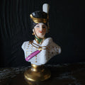 Vintage Limoges Hussar French Army Napoleonic Bust Small, Military Bust