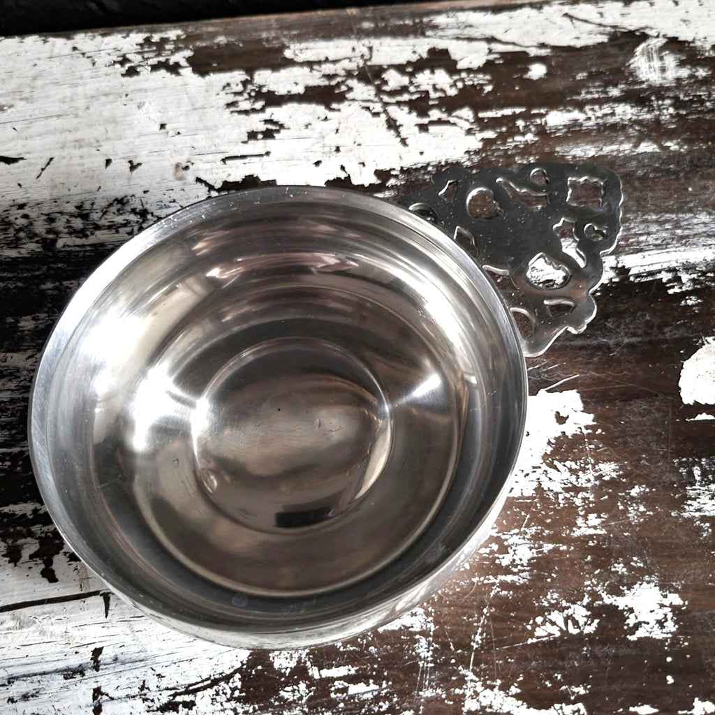 Vintage Williamsburg Restoration Stieff Pewter Porringer Bowl CW 15-13