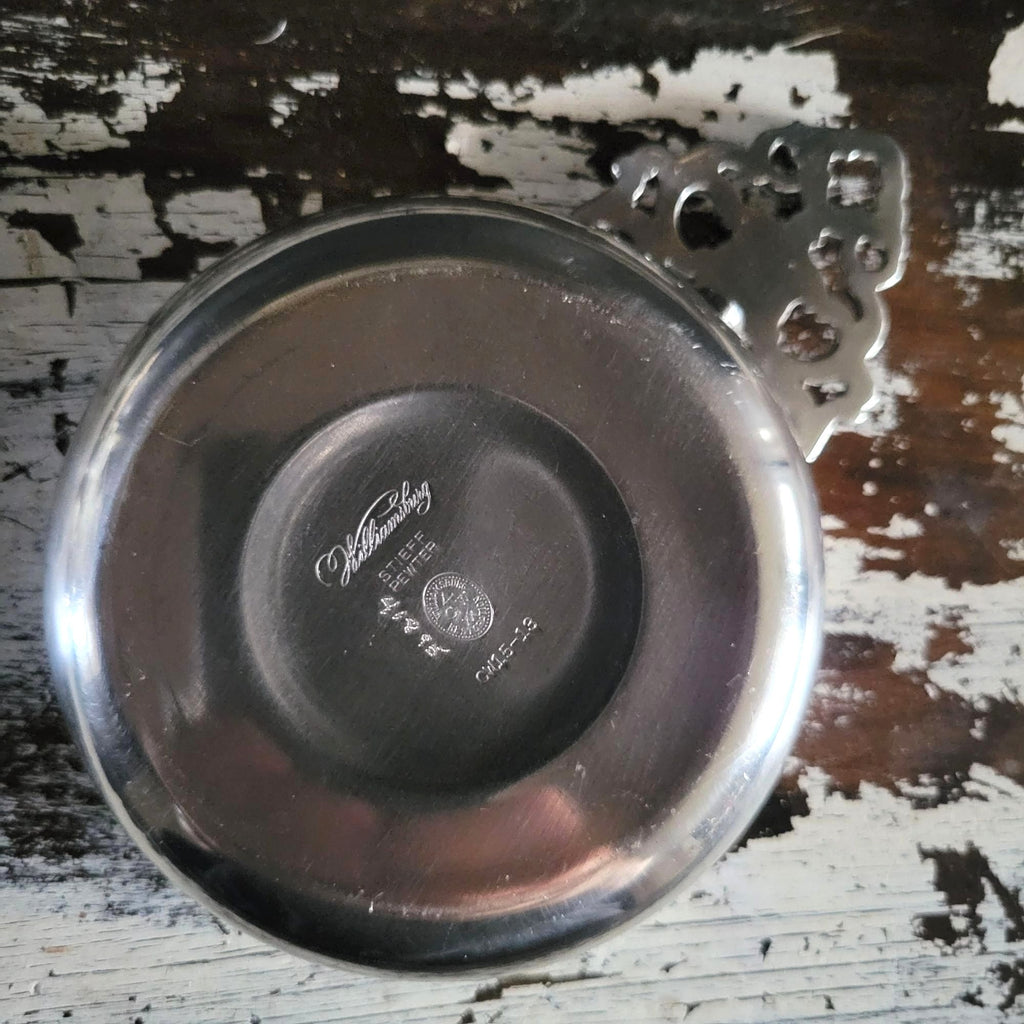 Vintage Williamsburg Restoration Stieff Pewter Porringer Bowl CW 15-13