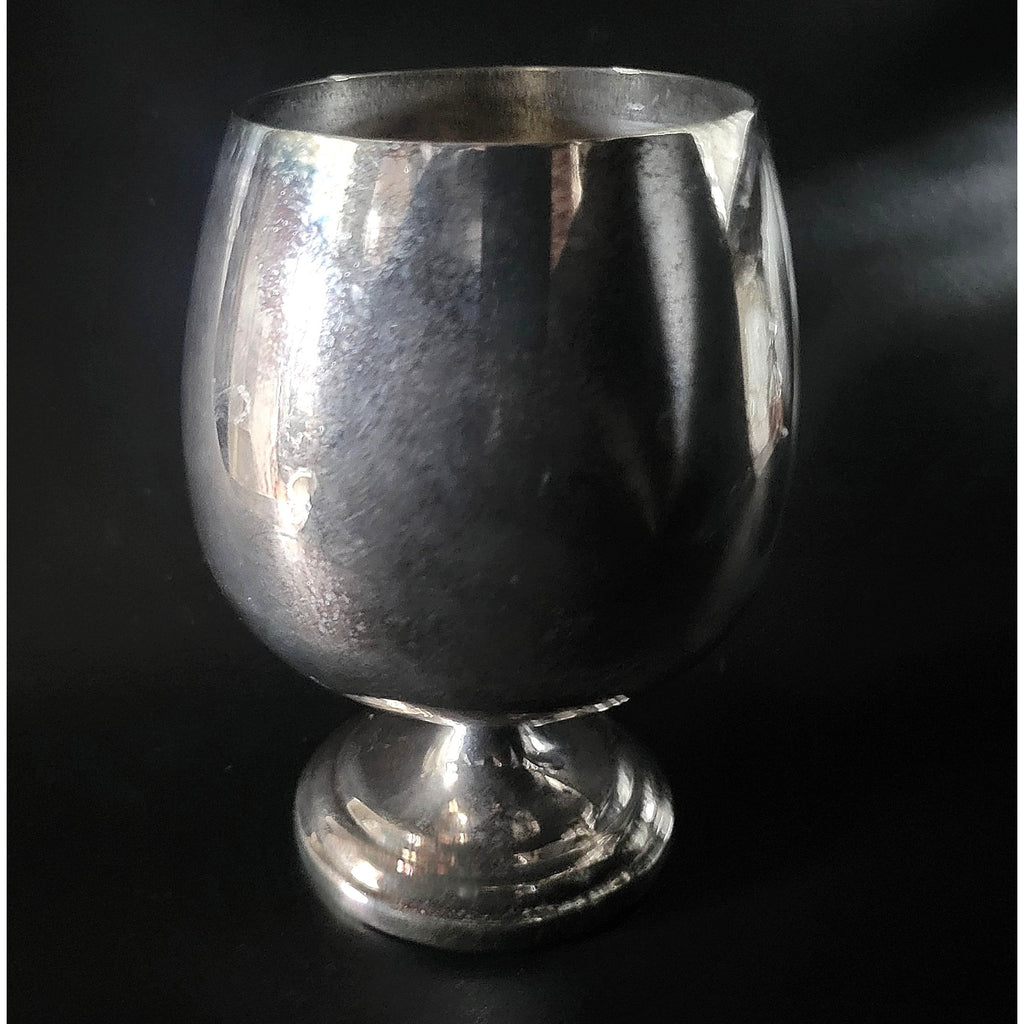 Vintage Silverplate Trophy Cup Snifter Men's Singles "B" Winner 1981 Don Berg
