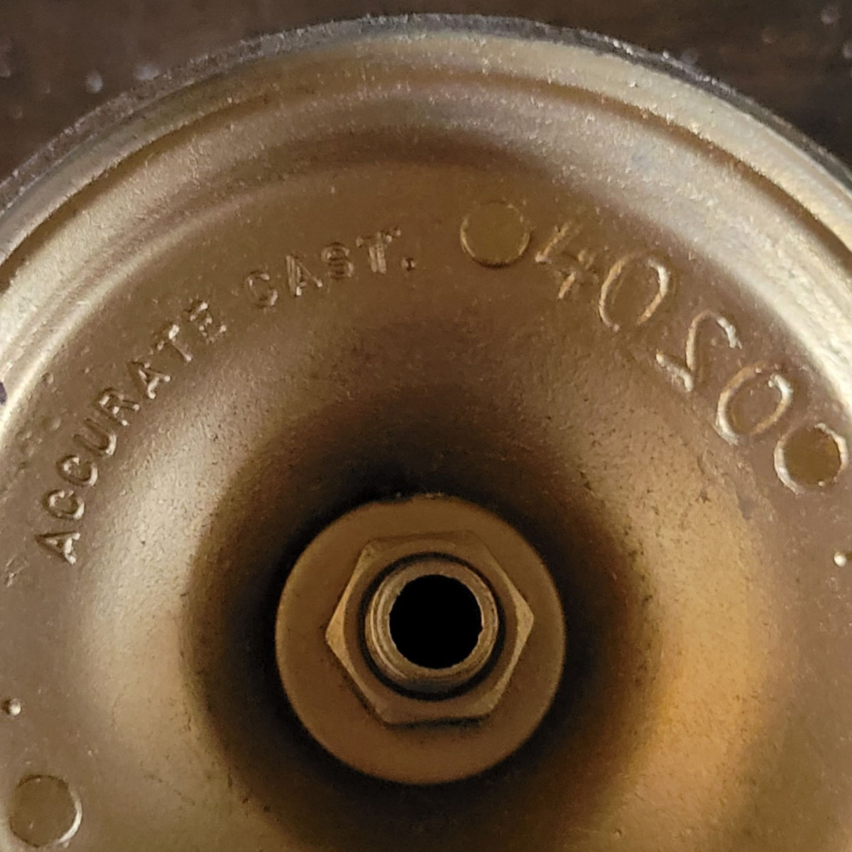 Accurate Cast Metal Base for Bowl or Plate, Replacement Piece Hollywood Regency