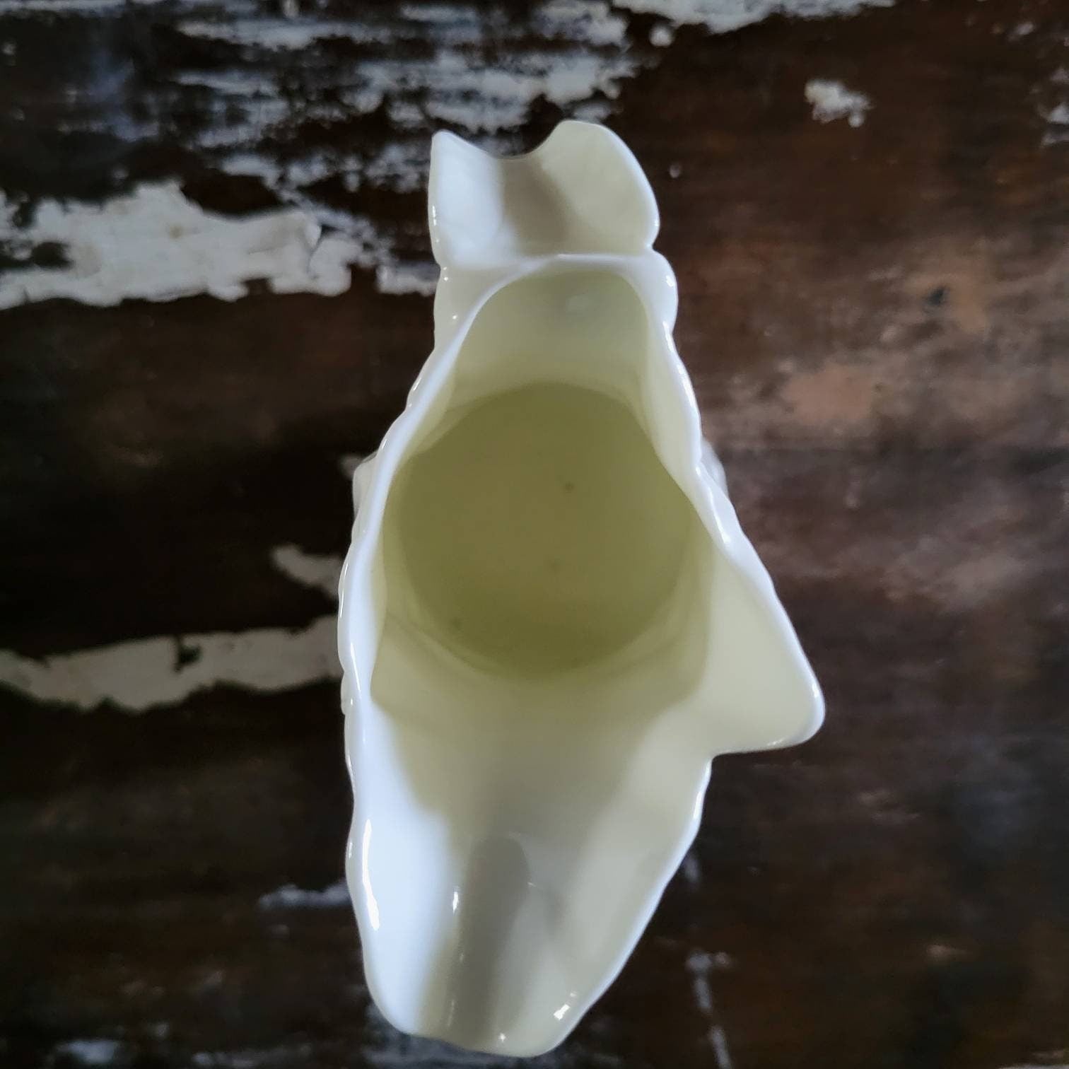 Vintage Royal Worcester Fern Leaf Pattern Creamer 3 oz, Small Jug
