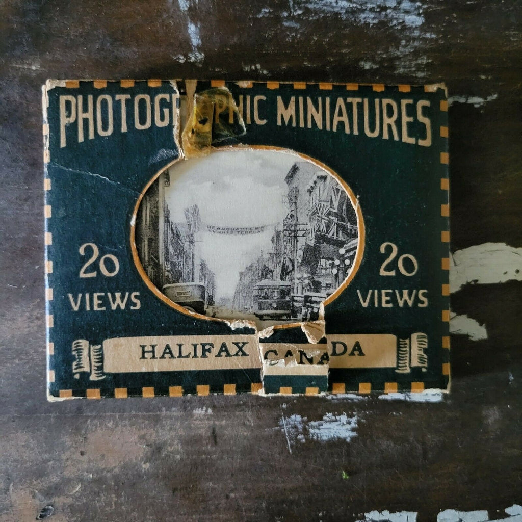 Vintage Miniature Souvenir Photograph Set Halifax Canada 1930s/40s