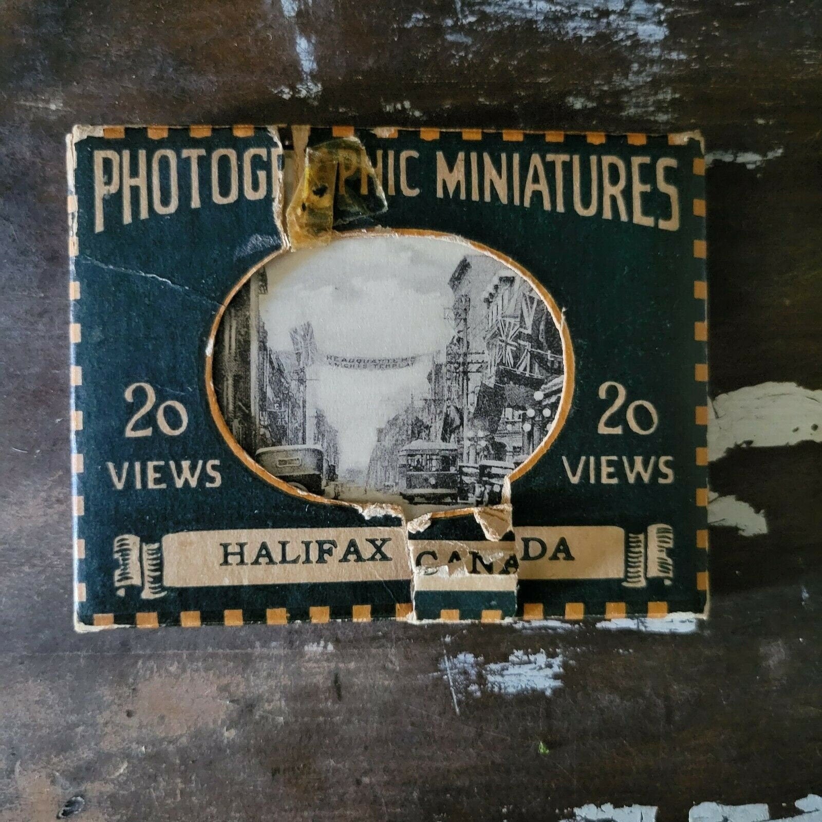 Vintage Miniature Souvenir Photograph Set Halifax Canada 1930s/40s