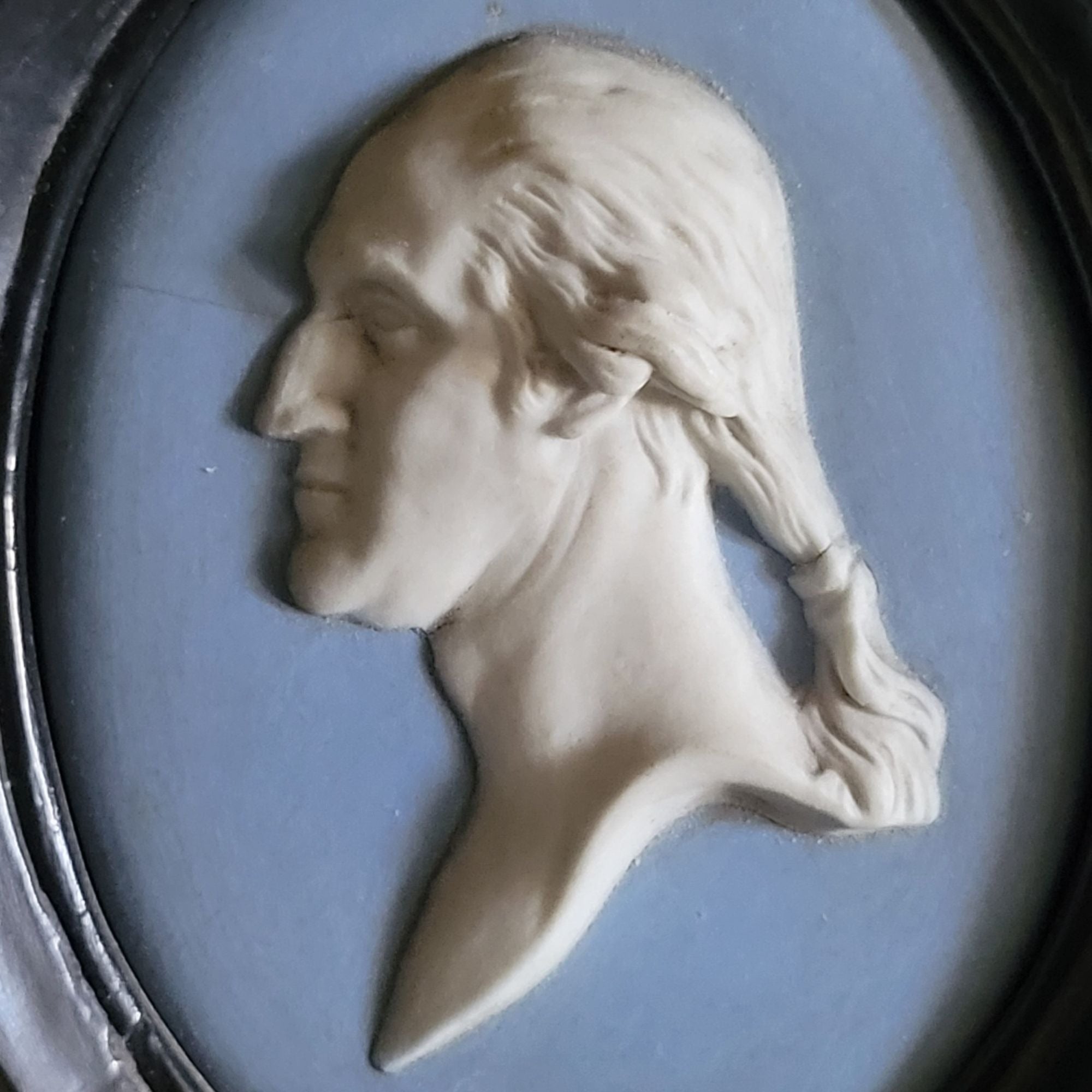 Wedgwood Bicentennial Portrait Plaque Of George Washington Cameo c. 1932