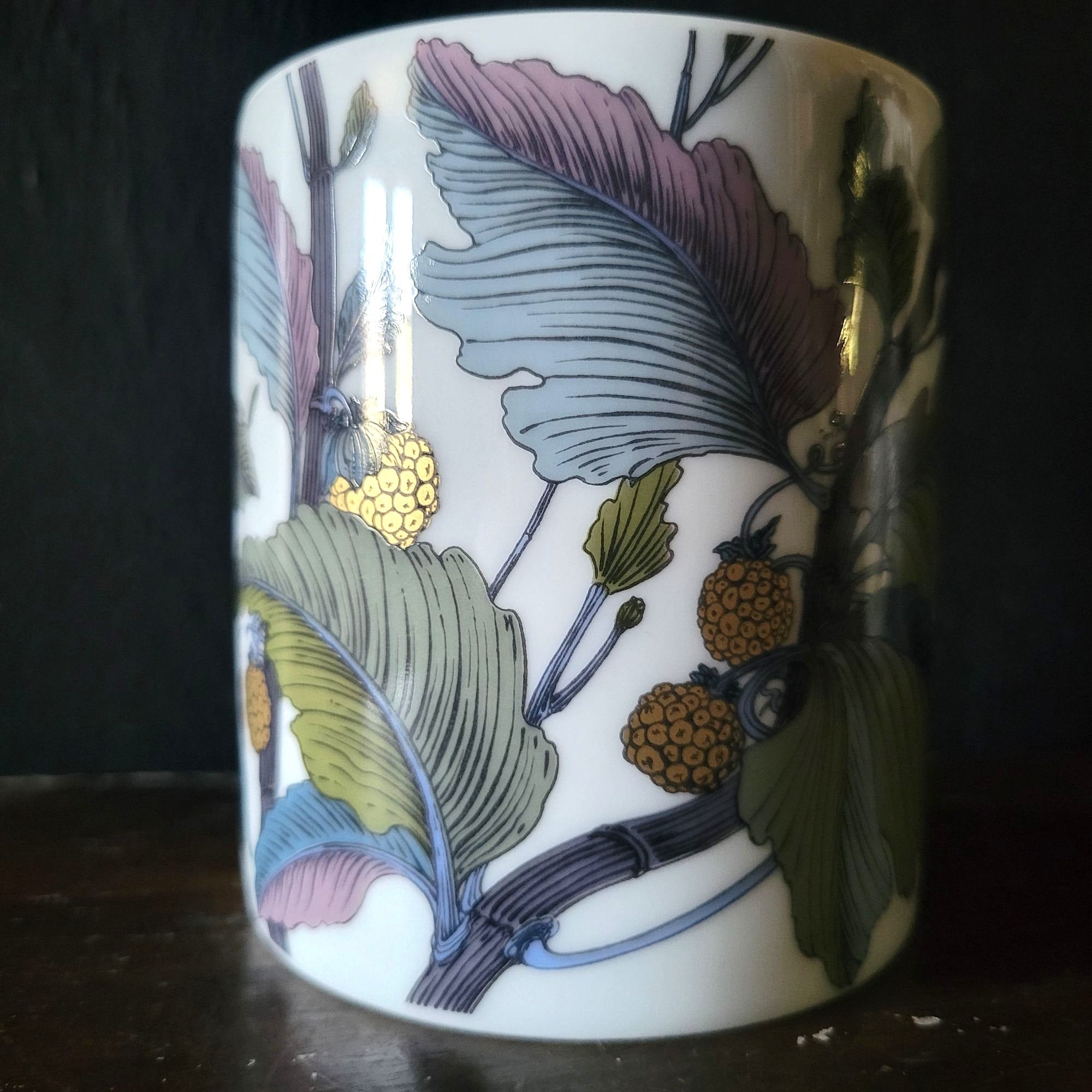 Früchte Vase By Alain Le Foll Rosenthal Studio Line Round Vase Botanical Design