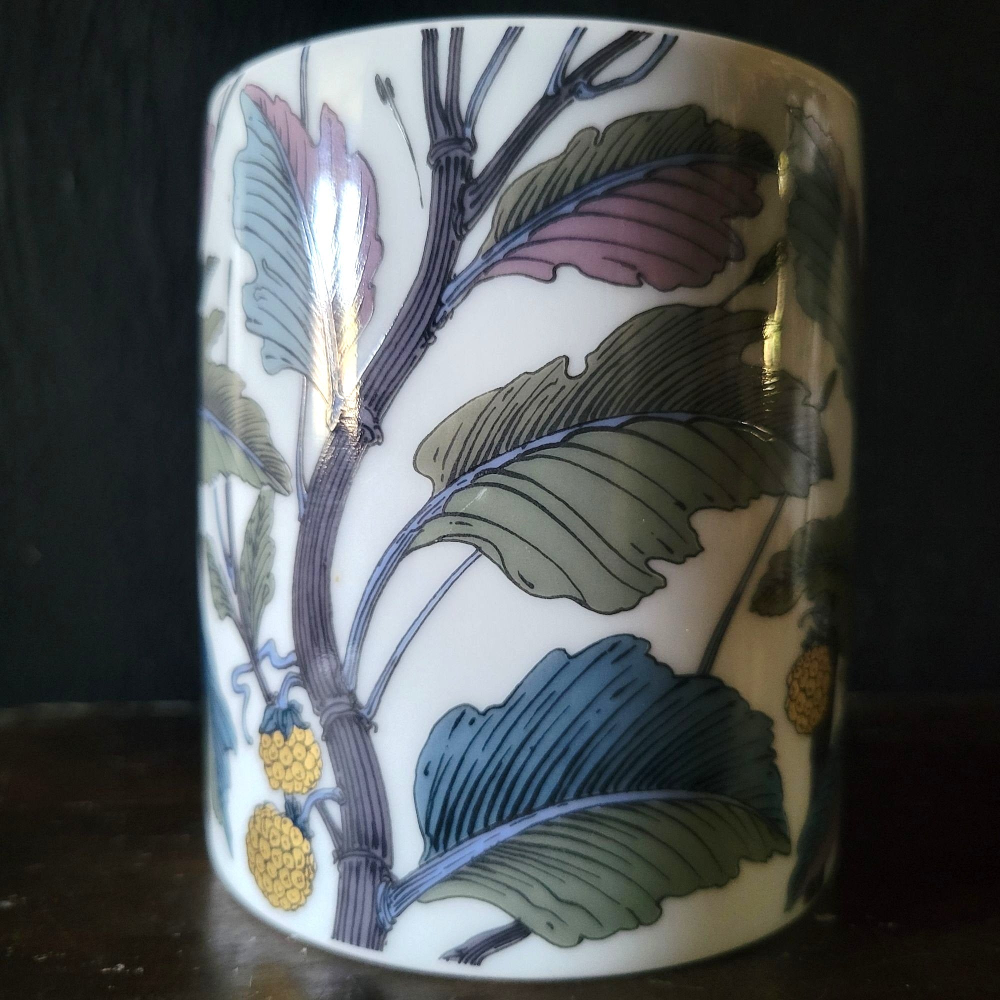 Früchte Vase By Alain Le Foll Rosenthal Studio Line Round Vase Botanical Design