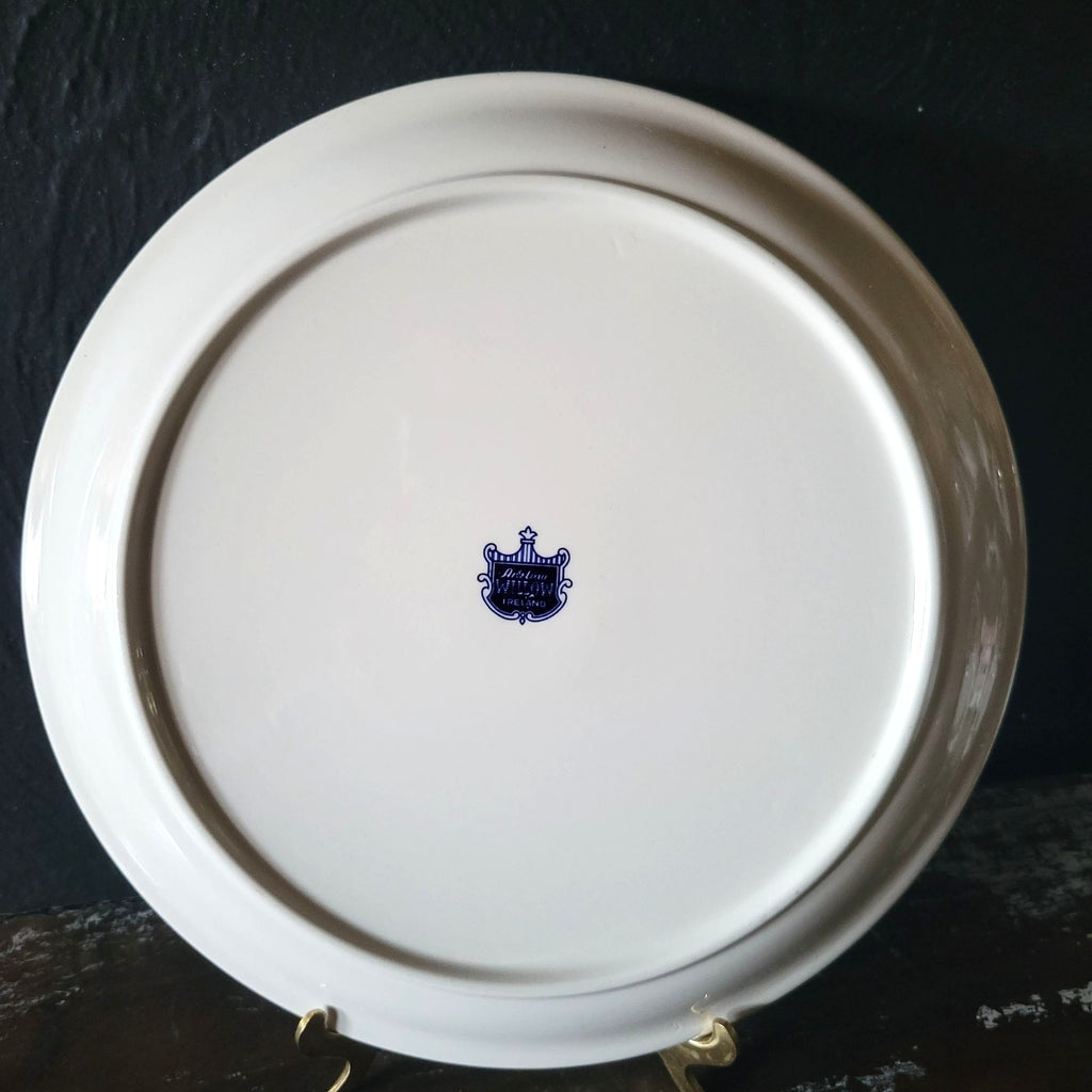 Vtg Arklow Ireland Blue Willow Dinner Plate 10.5", Blue & White Grandmillennial