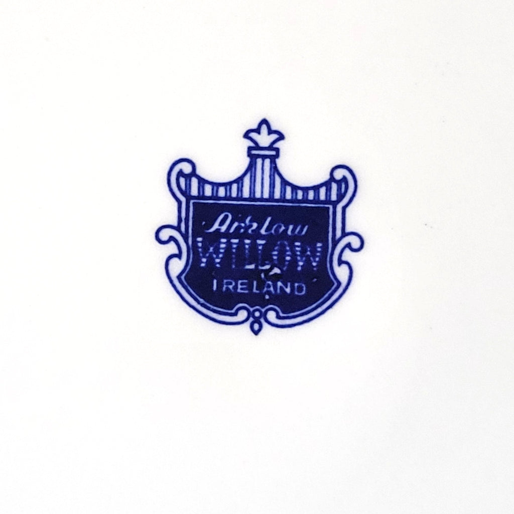 Vtg Arklow Ireland Blue Willow Dinner Plate 10.5", Blue & White Grandmillennial