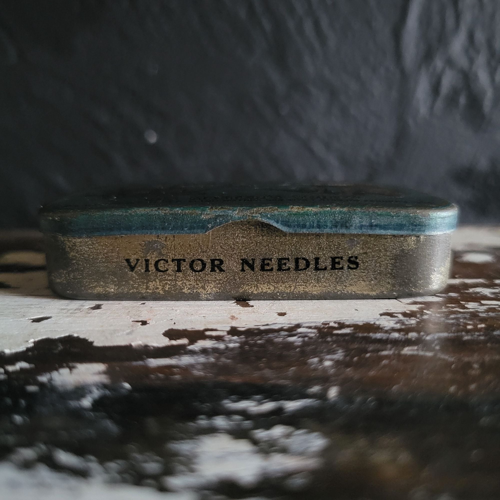 Antique Victor Needles Tin Victor Talking Machine Co Antique Advertising *Empty