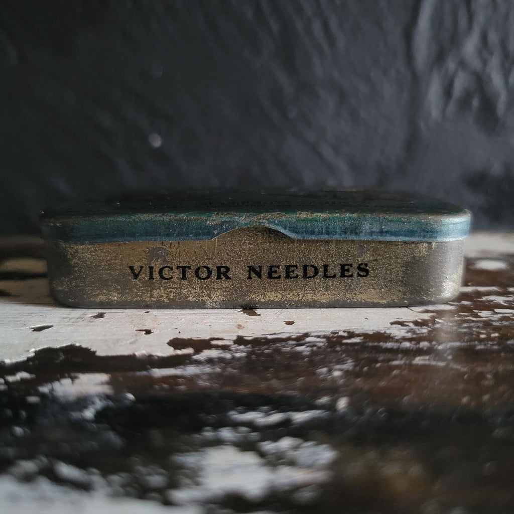 Antique Victor Needles Tin Victor Talking Machine Co Antique Advertising *Empty