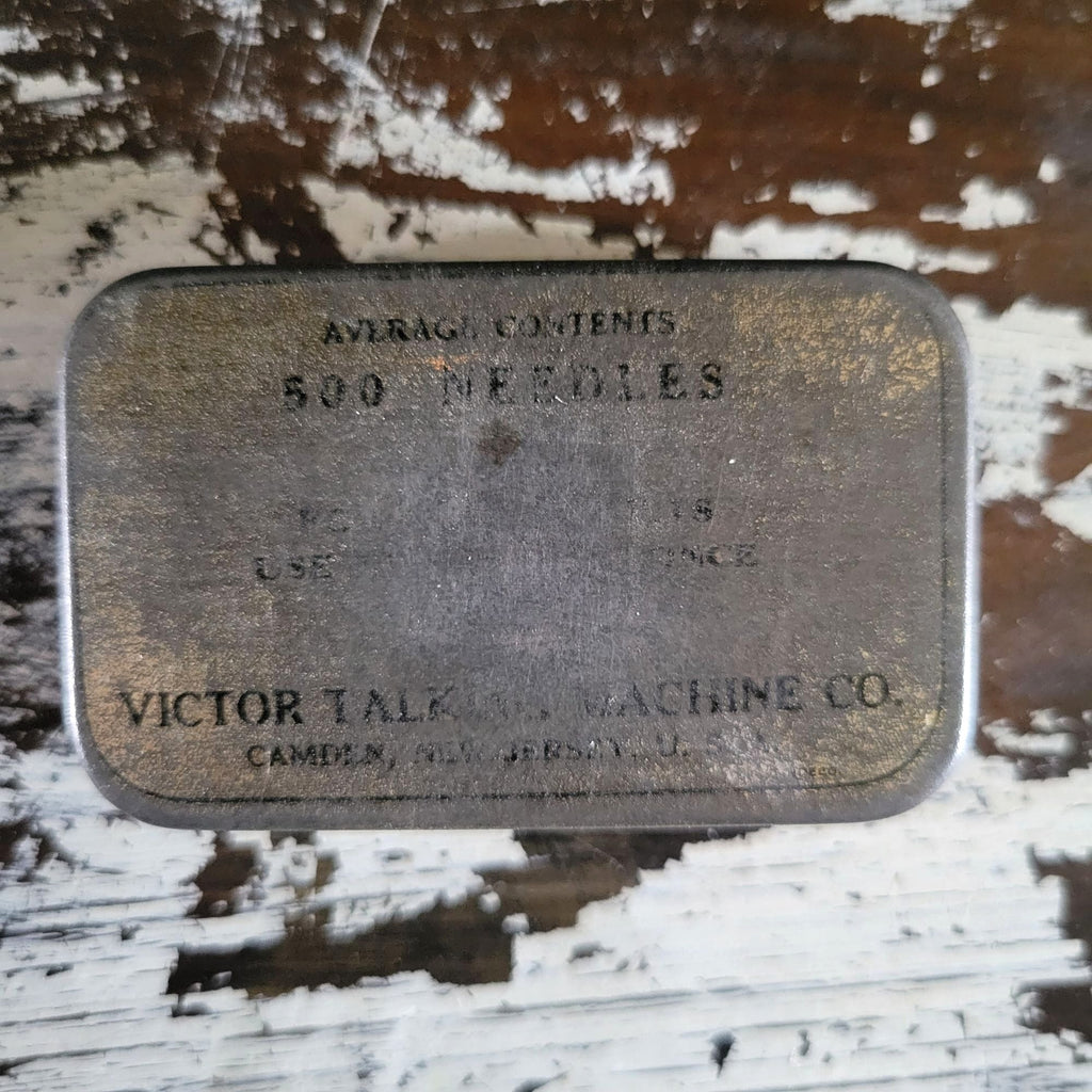 Antique Victor Needles Tin Victor Talking Machine Co Antique Advertising *Empty