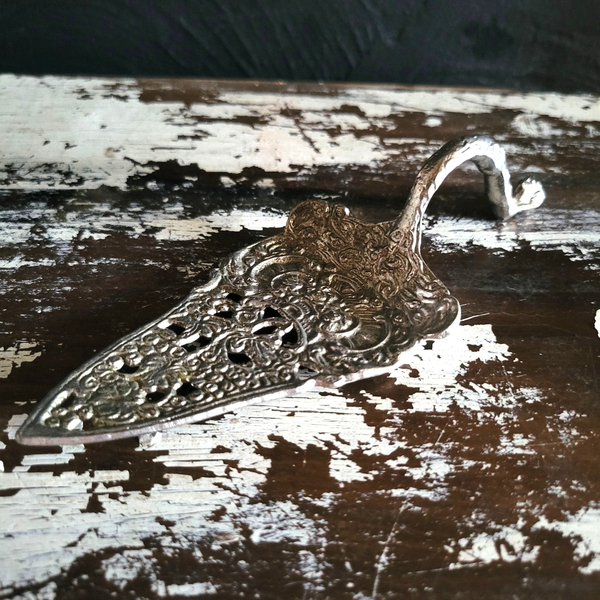 Antique Italian Ornate Pastry Server Cake Server With Filigree Design