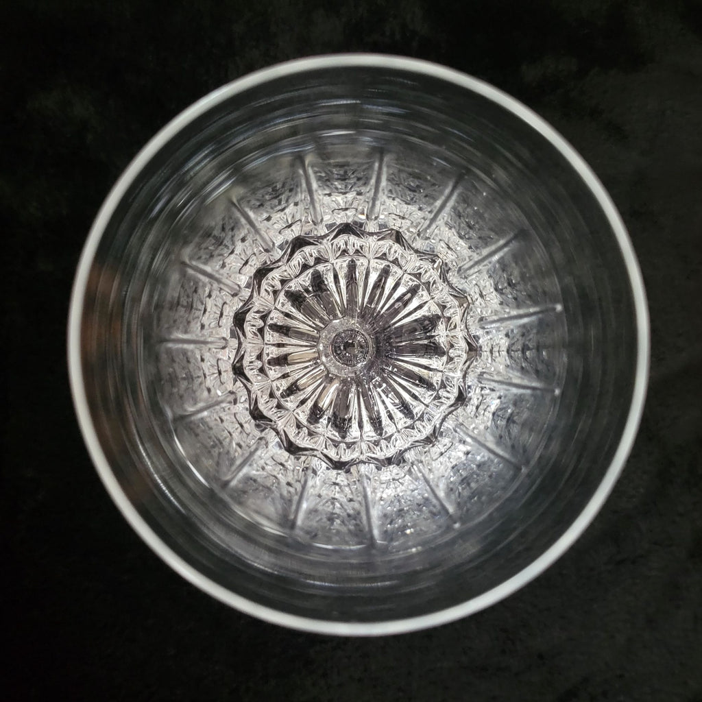 Discontinued Cristal DArques Villeneuve Wine Glass 6.75" Tall 5 oz Vintage Bar