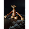 Vintage Wood Jointed Monkey, Mid Century Danish, Kay Bojensen Style