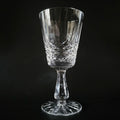 Vintage Waterford Crystal Kenmare Claret Wine Glass 6" Cut Diamond Design
