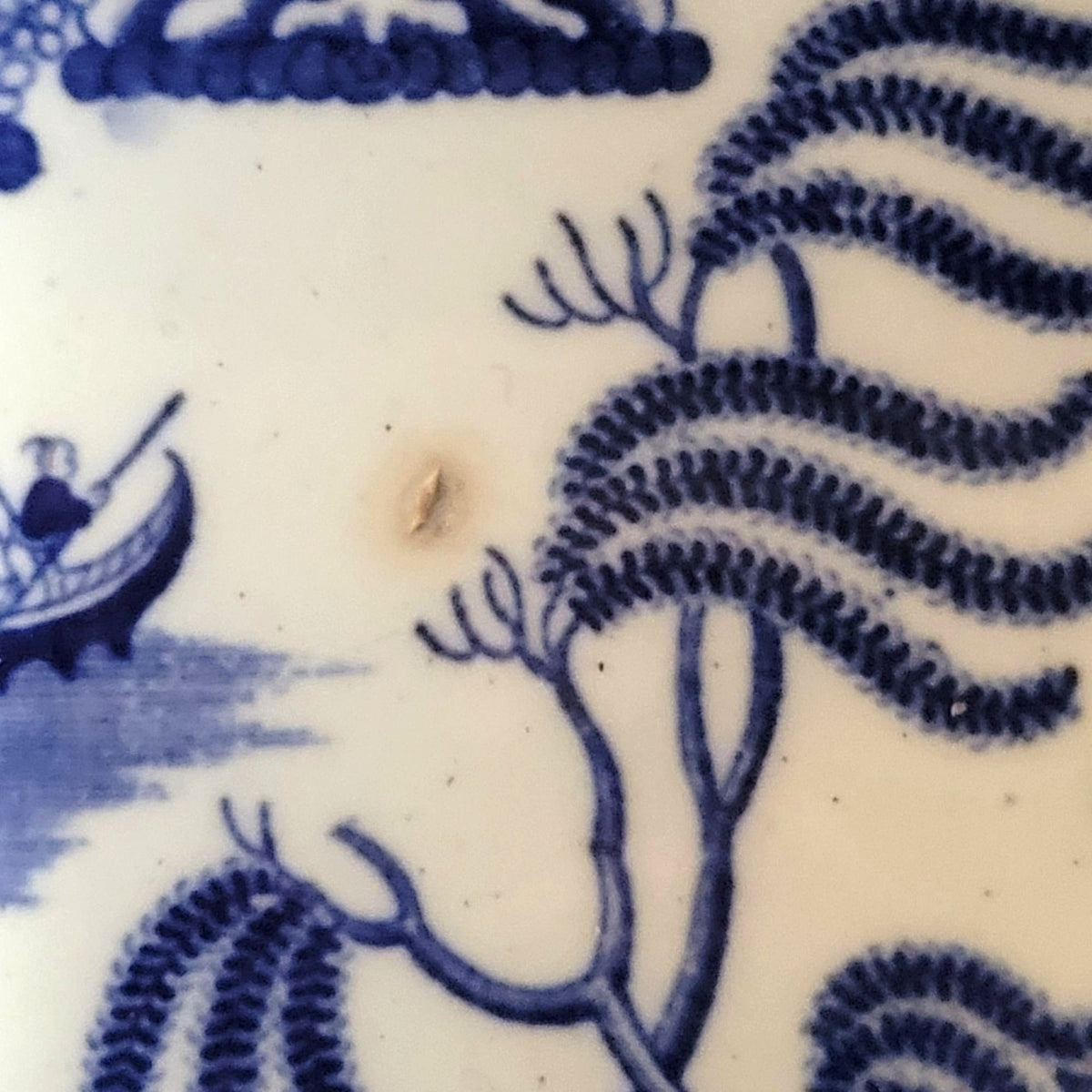 Antique Ridgway England Blue Willow Square Covered Vegetable Dish w/ Lid  *Read