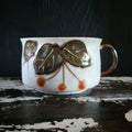 Vintage Otagiri Bittersweet Pattern Ceramic Soup Mug With Handle MCM Stoneware